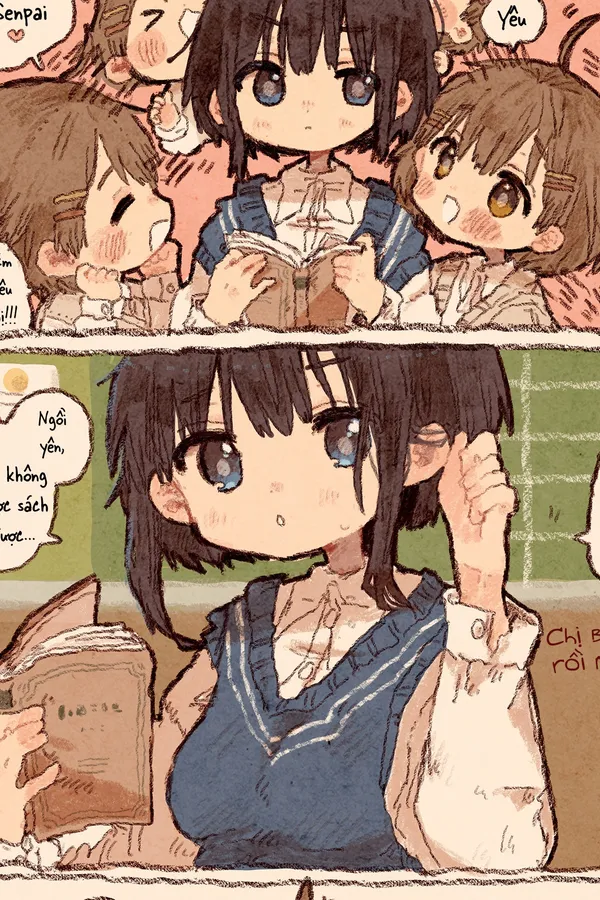 Cat-like Senpai and Dog-like Kouhai