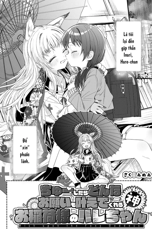 Hare-chan sẽ ban phước với cái giá là nụ hôn của bạn