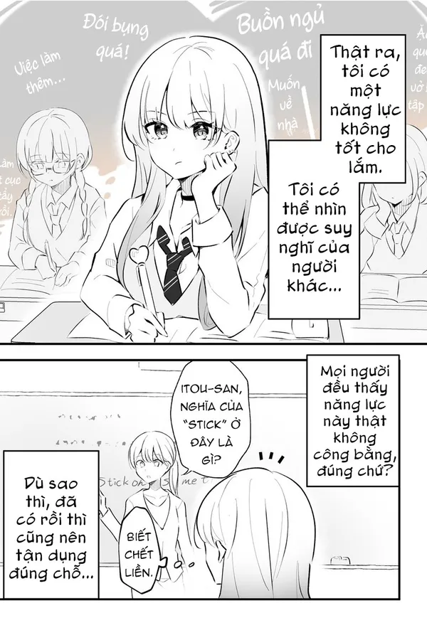 Cô Gái Có Thể Đọc Ý Nghĩ Của Người Ngồi Cạnh